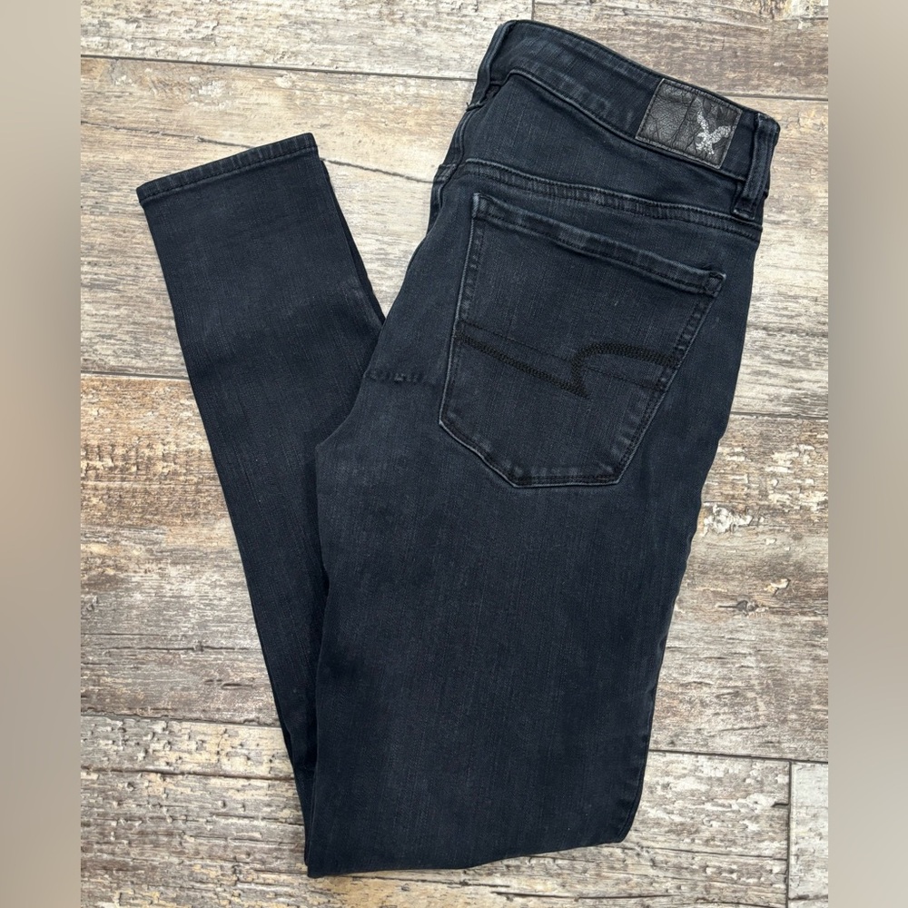 American Eagle Outfitters hi-rise black jeggings